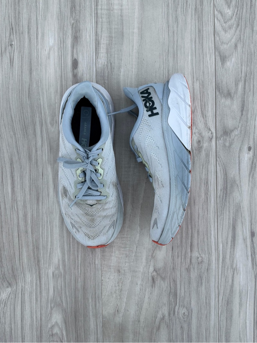 Hoka One One Arahi 6 Plein Air Blue Fog-(Women's)